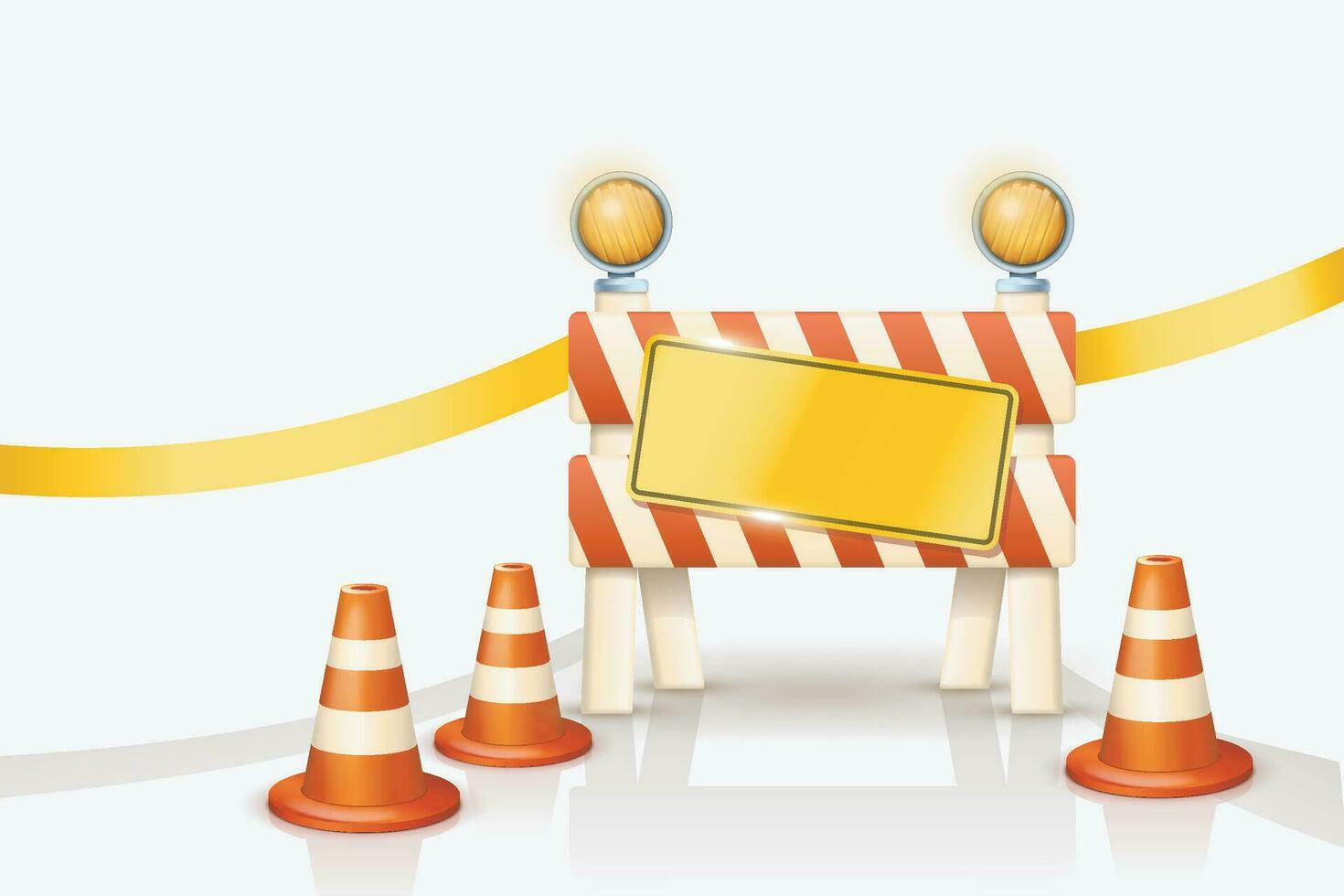 restricted area banner vector