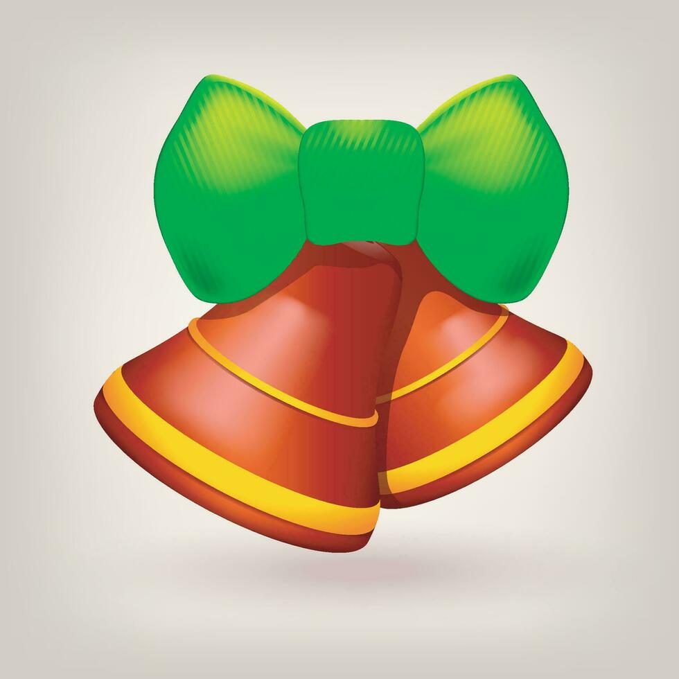 xmas bell image vector