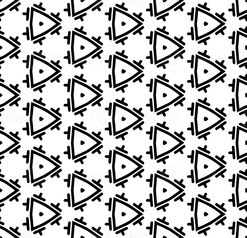 Black seamless abstract pattern. Overlay for background and backdrop. Ornamental design. PNG graphic illustration with transparent background.
