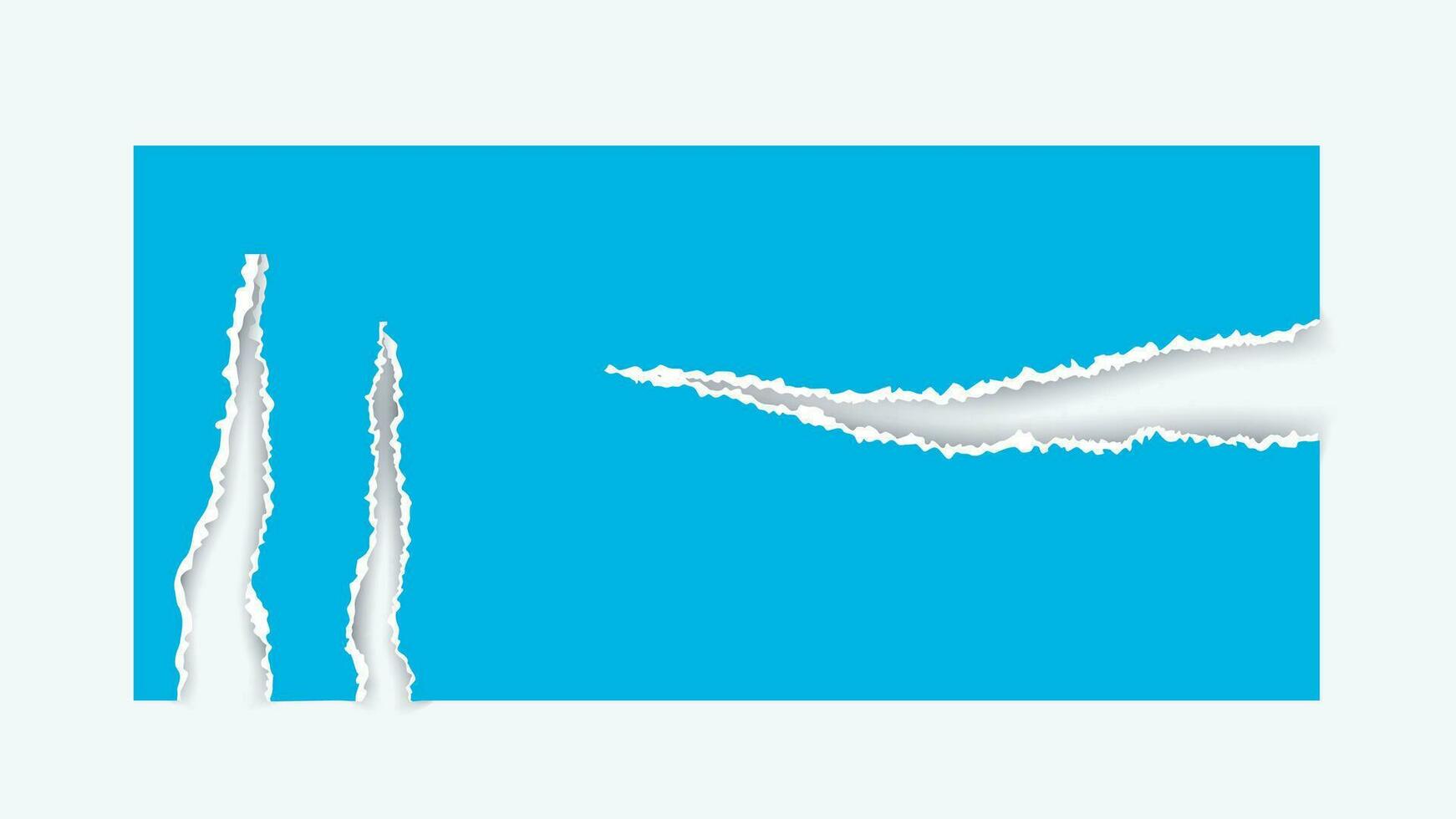 paper torned set vector