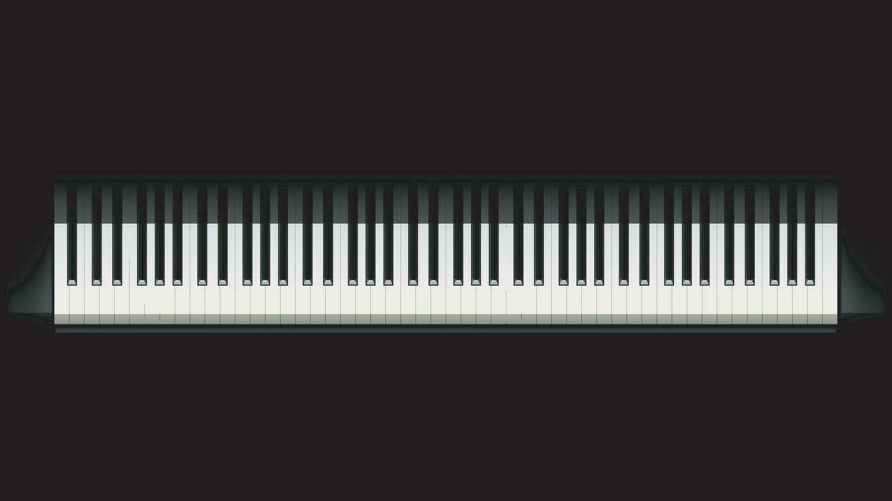 imagen de piano 01 vector