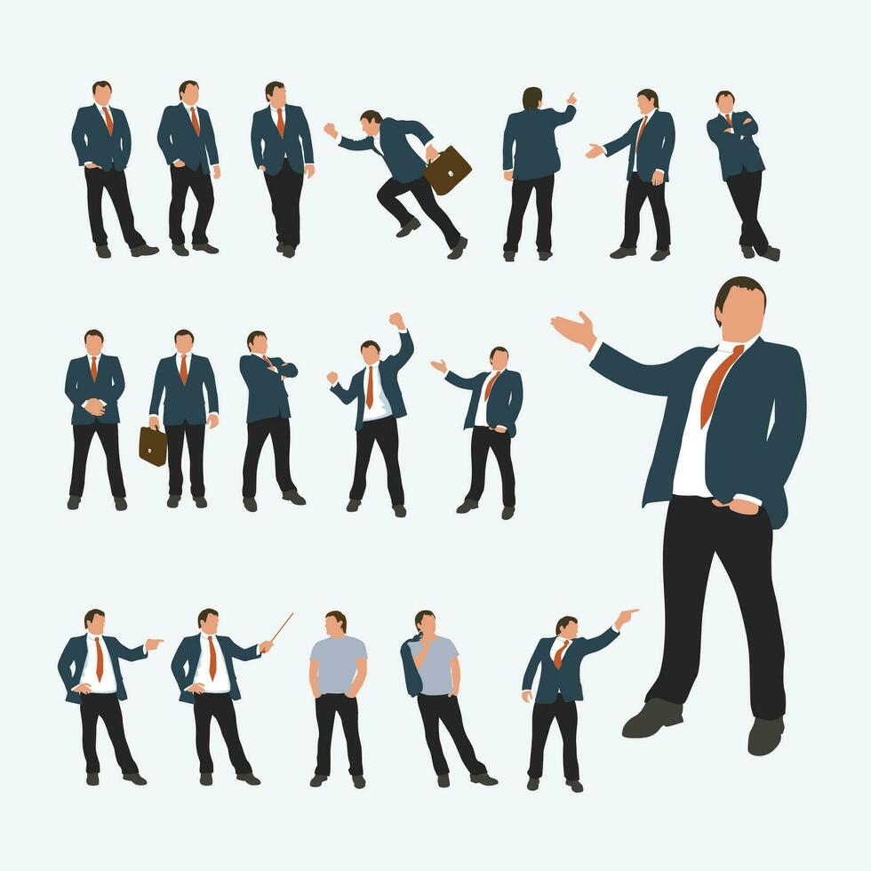 business set 3 vector