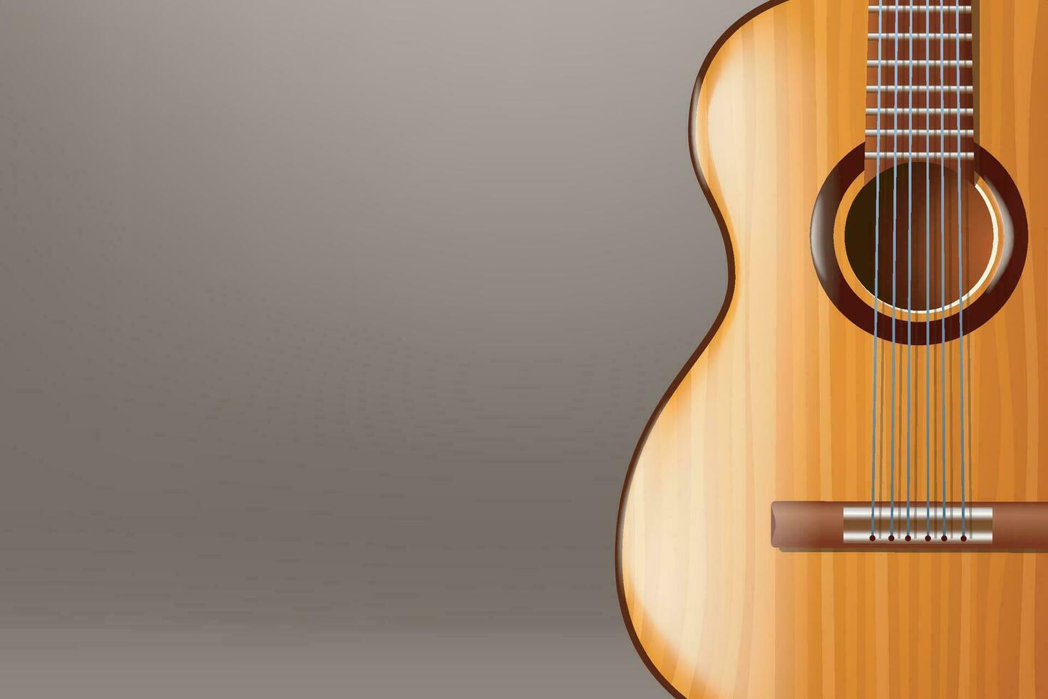 classic guitar picture vector