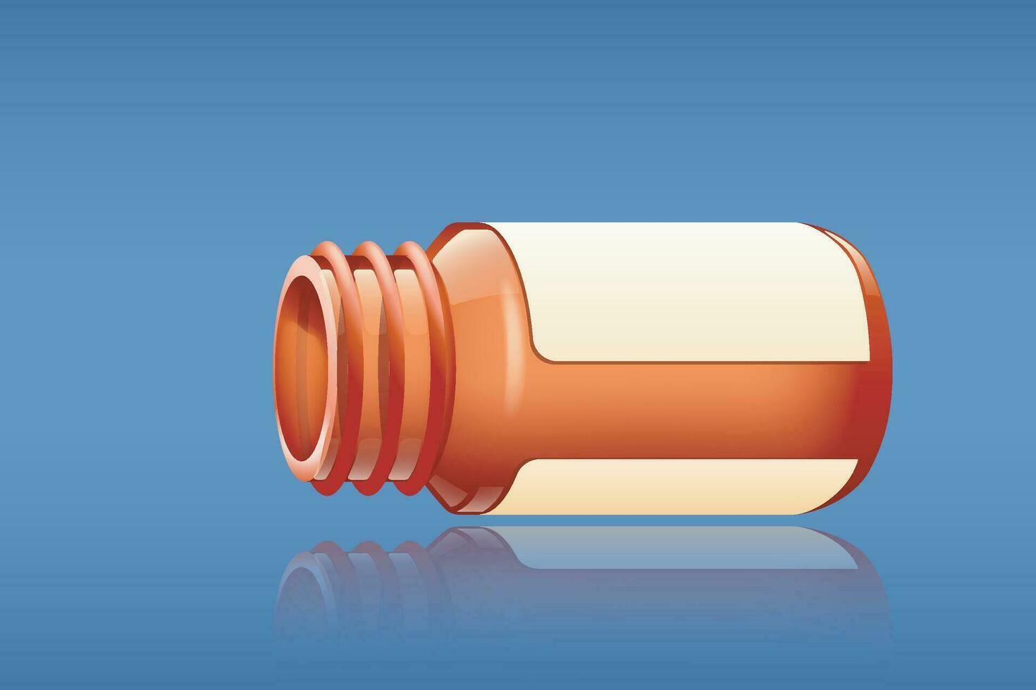 bottle of pills vector