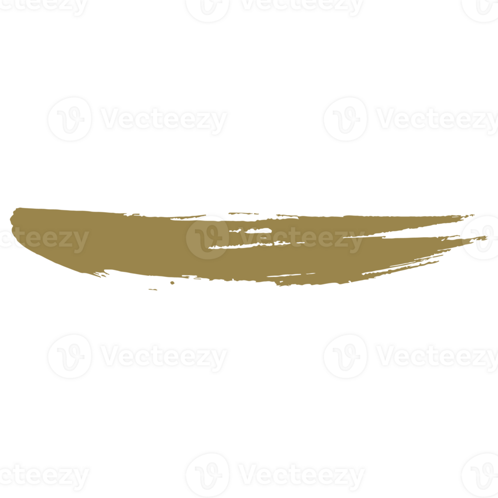 olive green ink paint brush stroke png