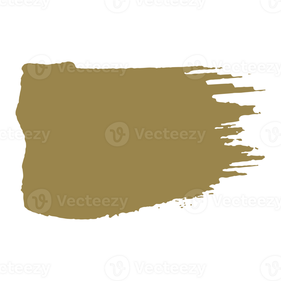 olive green ink paint brush stroke png