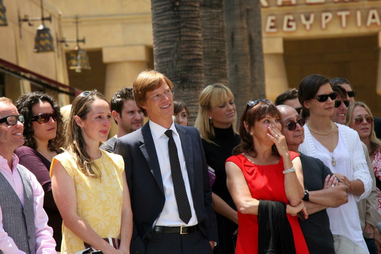 Friends of Cameron Diaz at the Cameron Diaz Star on the Hollywood Walk of Fame Ceremony in front of the Egyptian Theater on June 22 2009 photo
