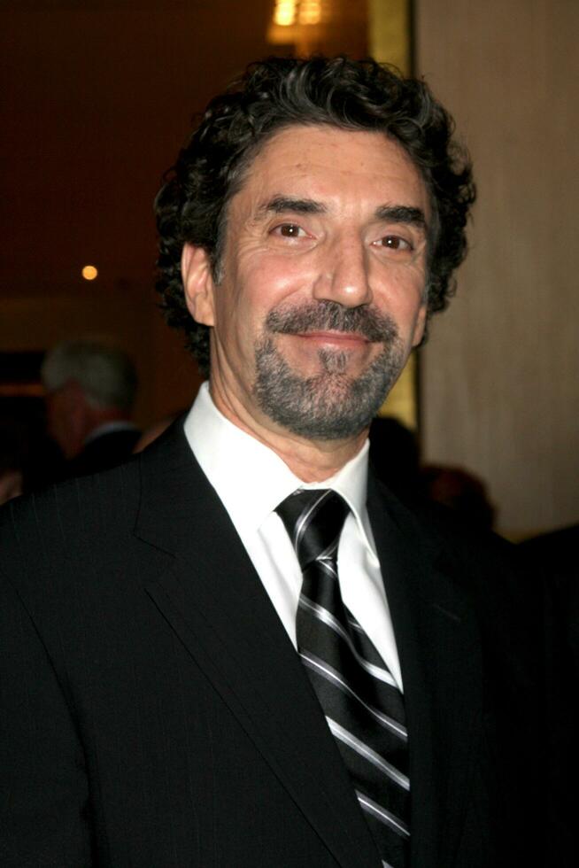 Chuck Lorre arriving at the Publicist Guild Awards at the Beverly