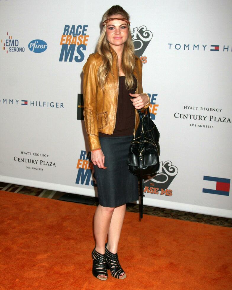 Caitlin Crosby arriving at the Rock to Erase MS Gala at the Century Plaza Hotel in Century Ciy  CA on May 8 2009 photo