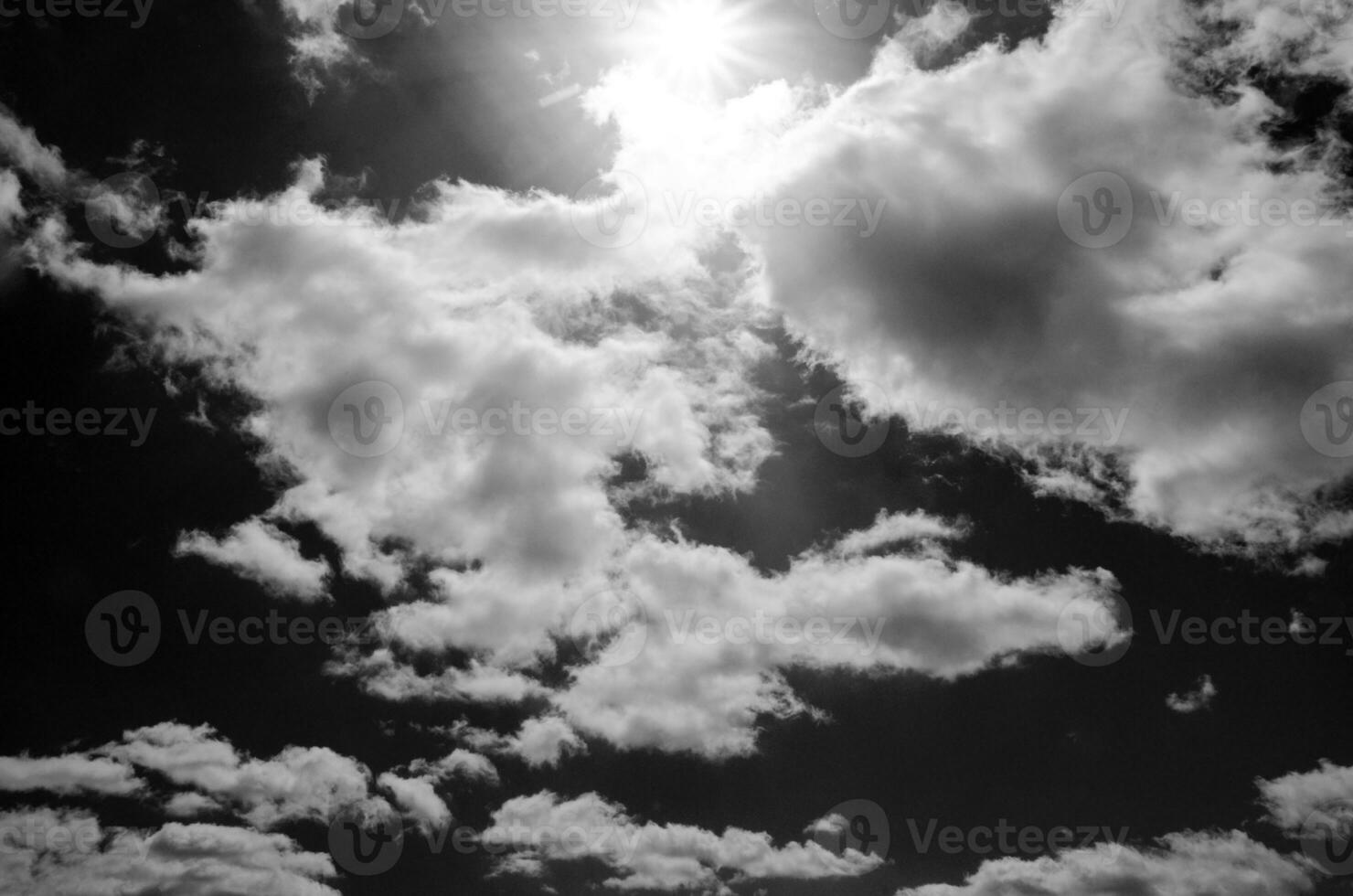 Black and White Beautiful sky background photo