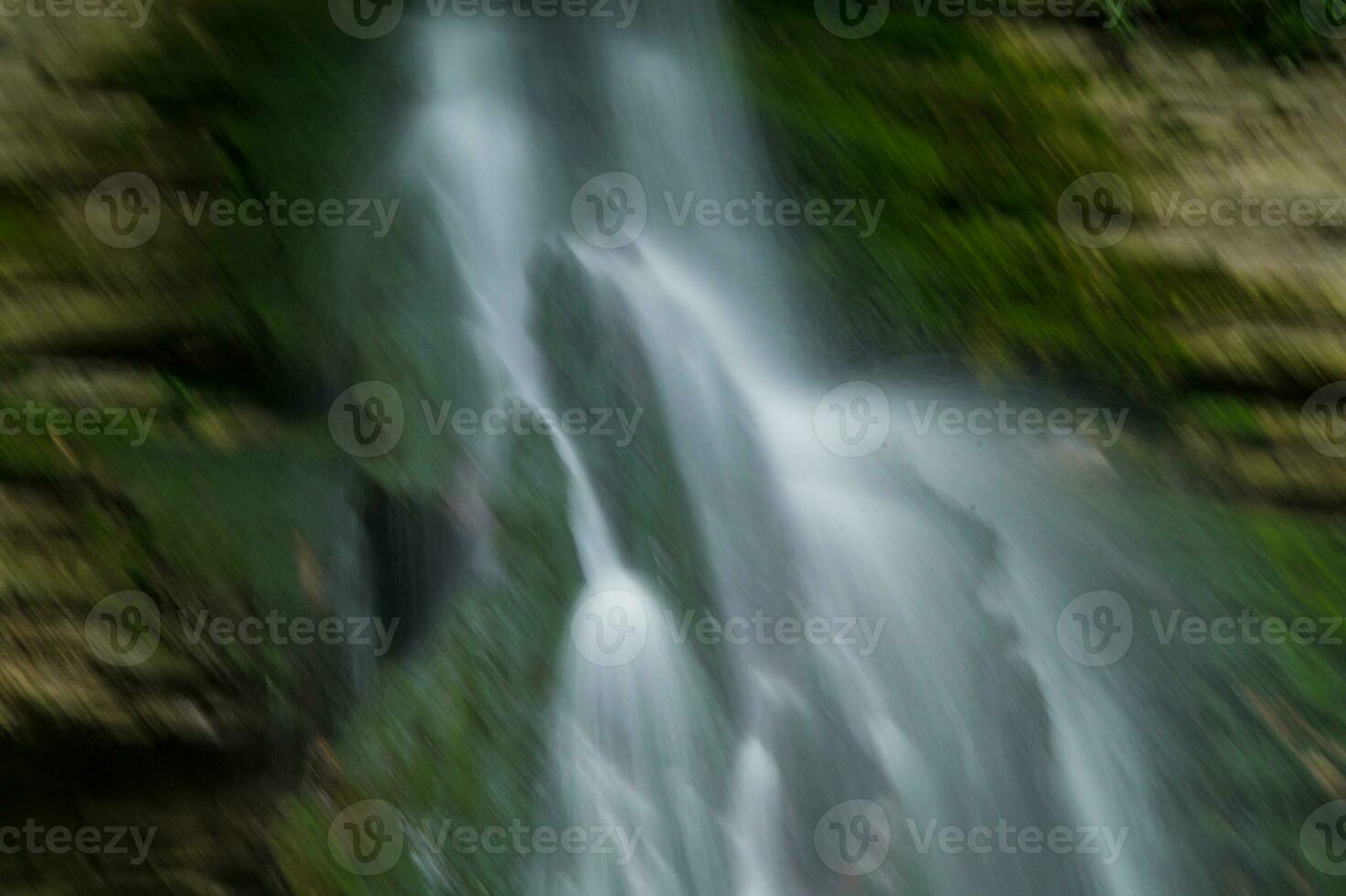 waterfall of dioca, in isere,france photo