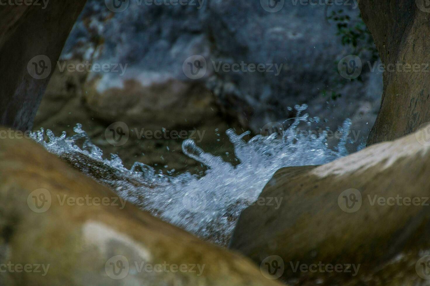 waterfall,pontaix, in drome,france photo