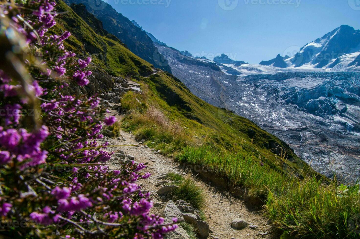 glaciar de gira,chamonix,alta Saboya, Francia foto