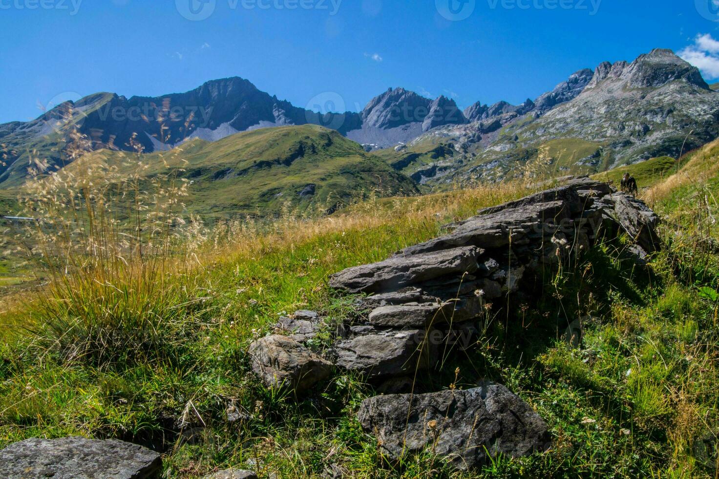 Valle de breuil, val de aosta, italia foto