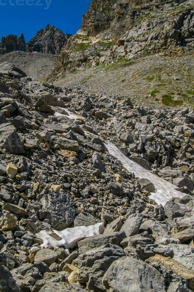 lago sainte Ana qeyras en hautes alpes en Francia foto