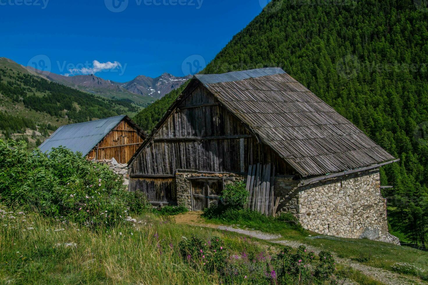 riaille ceillac queyras in hautes alpes in france photo