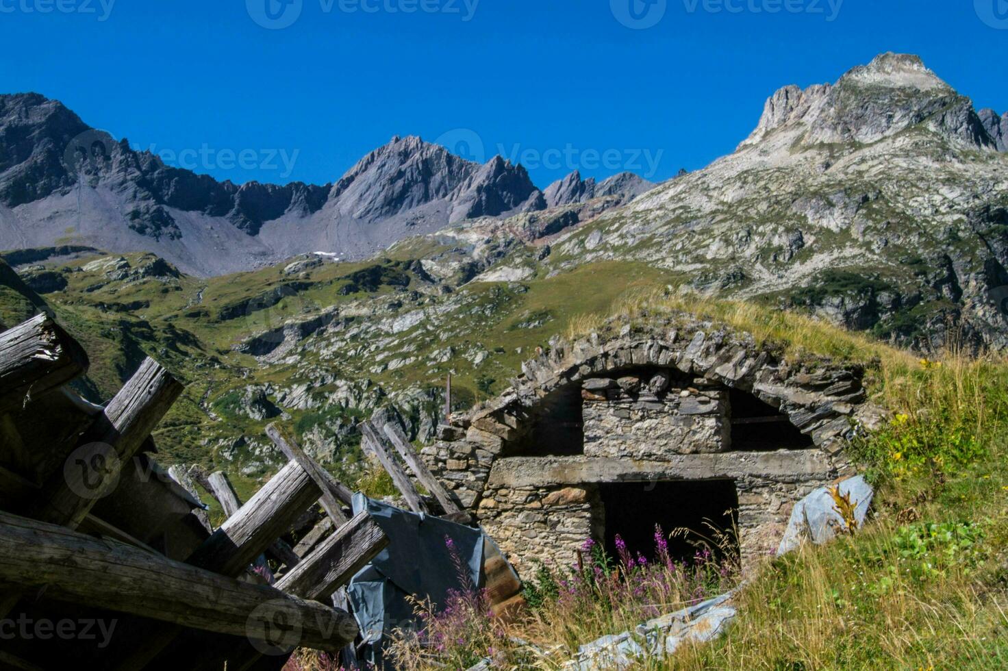 valley of breuil,val of aoste,italy photo