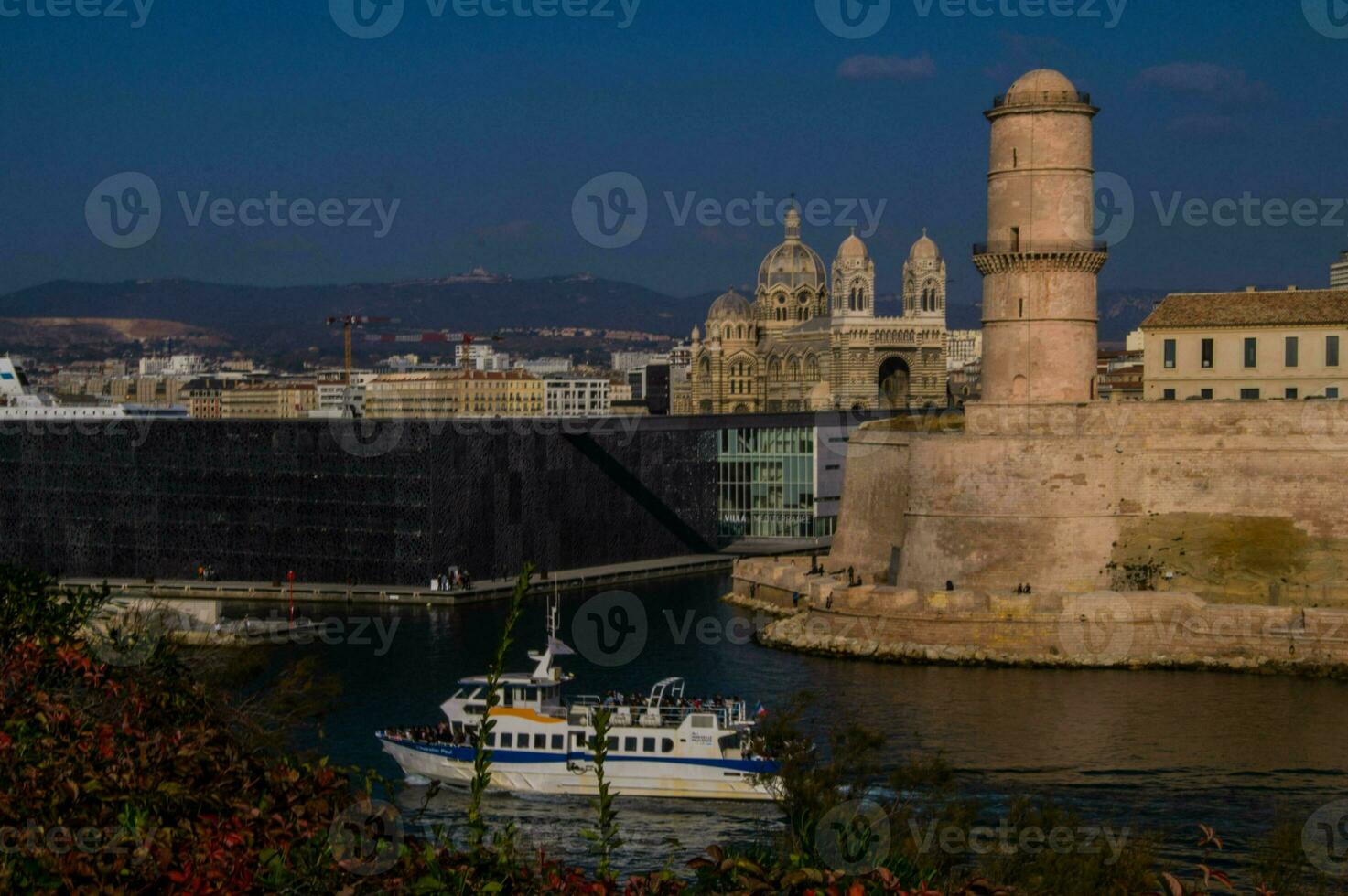 old port and fort of marseille photo