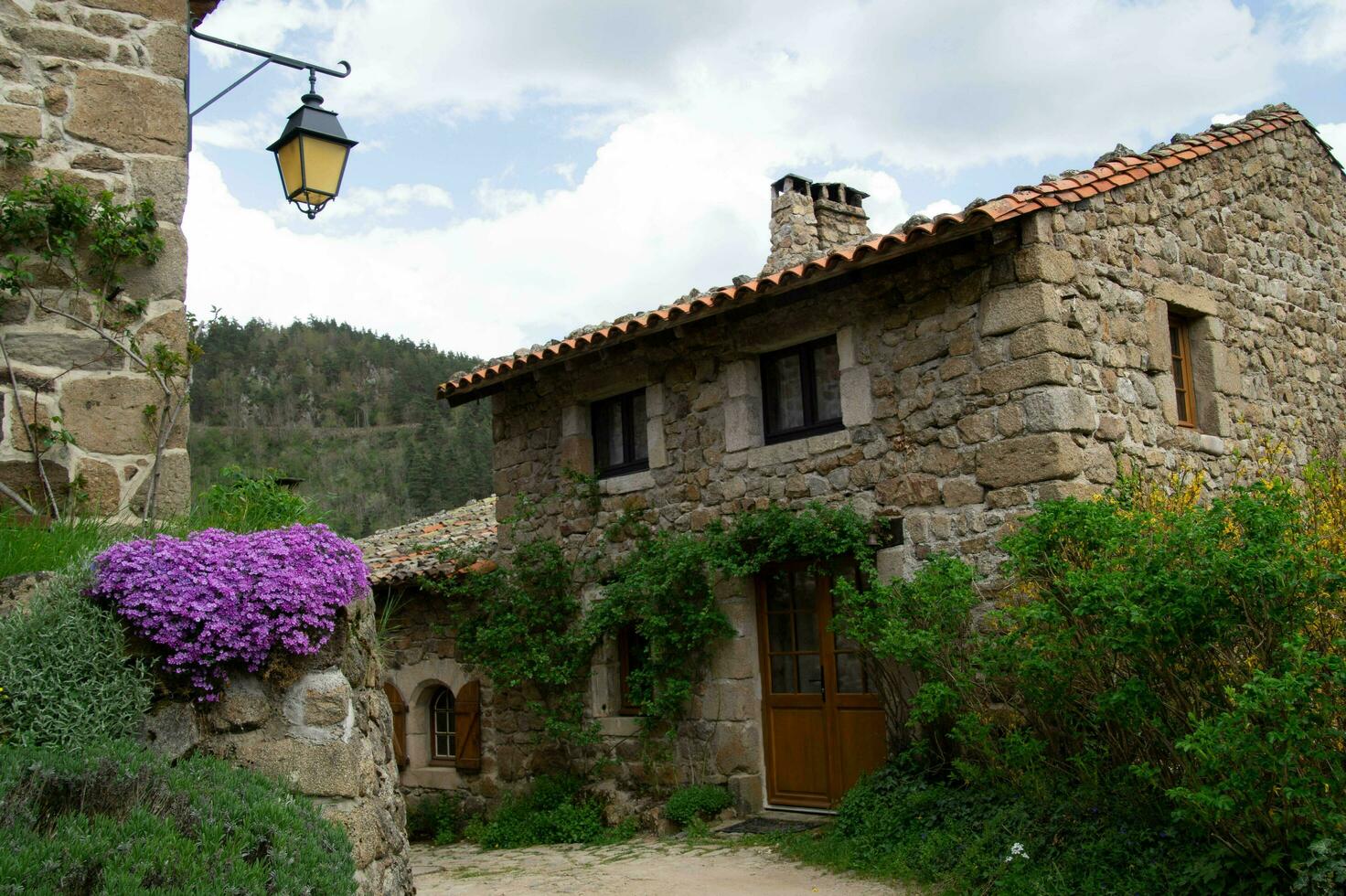 chalancon in ,haute loire,france photo