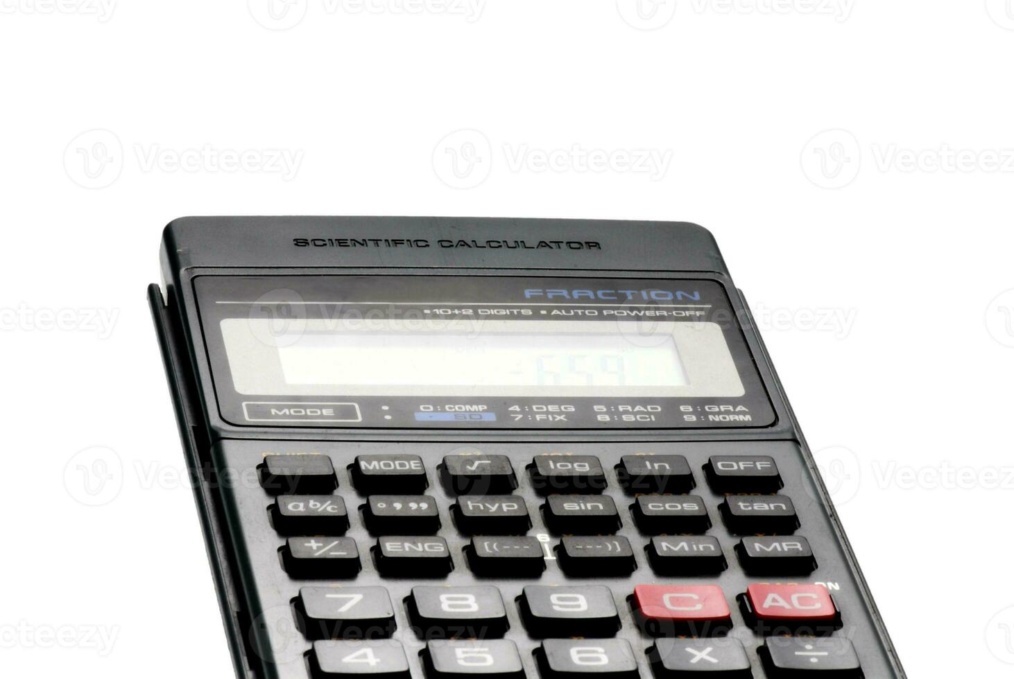 calculator on white photo