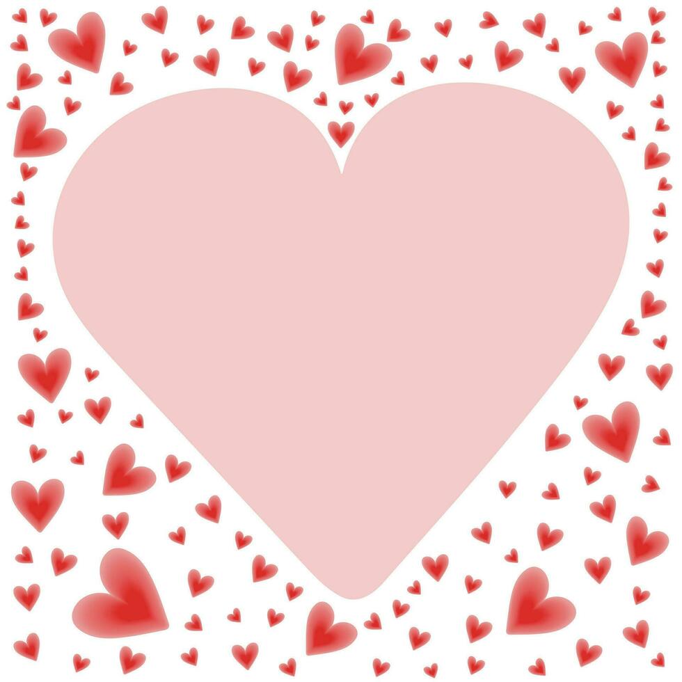 Background of hearts for Valentine's Day, for the design of banners and postcards vector