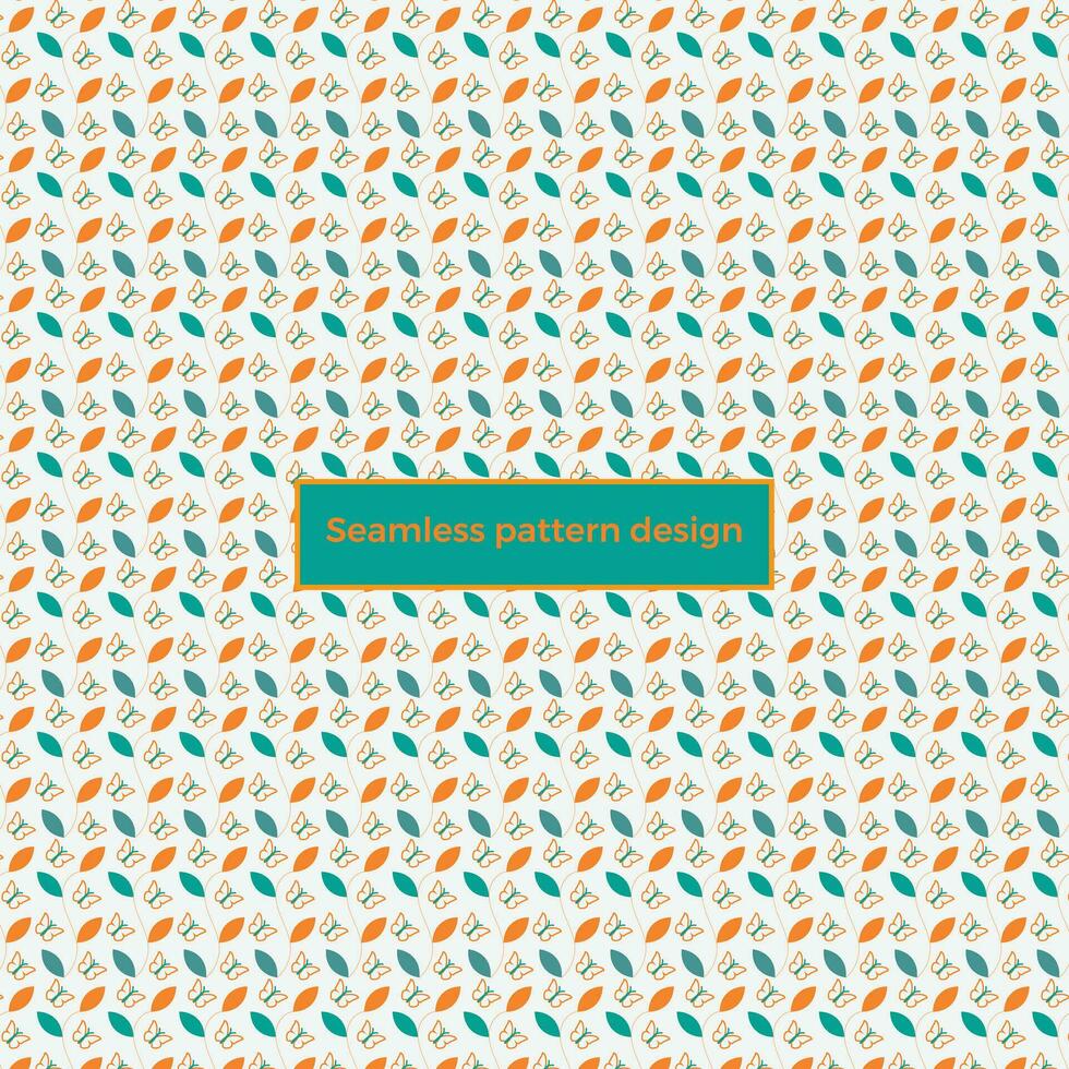 Vector leaf Pattern design.
