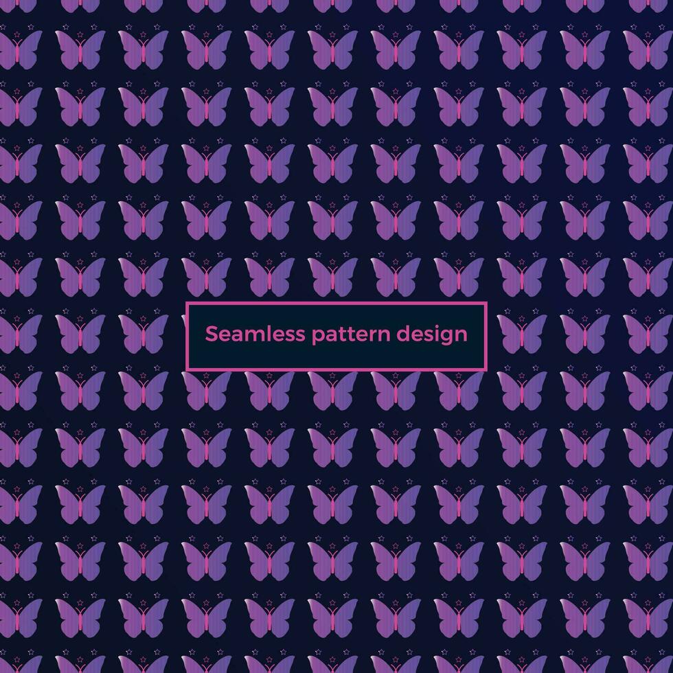 Vector butterfly pattern design.