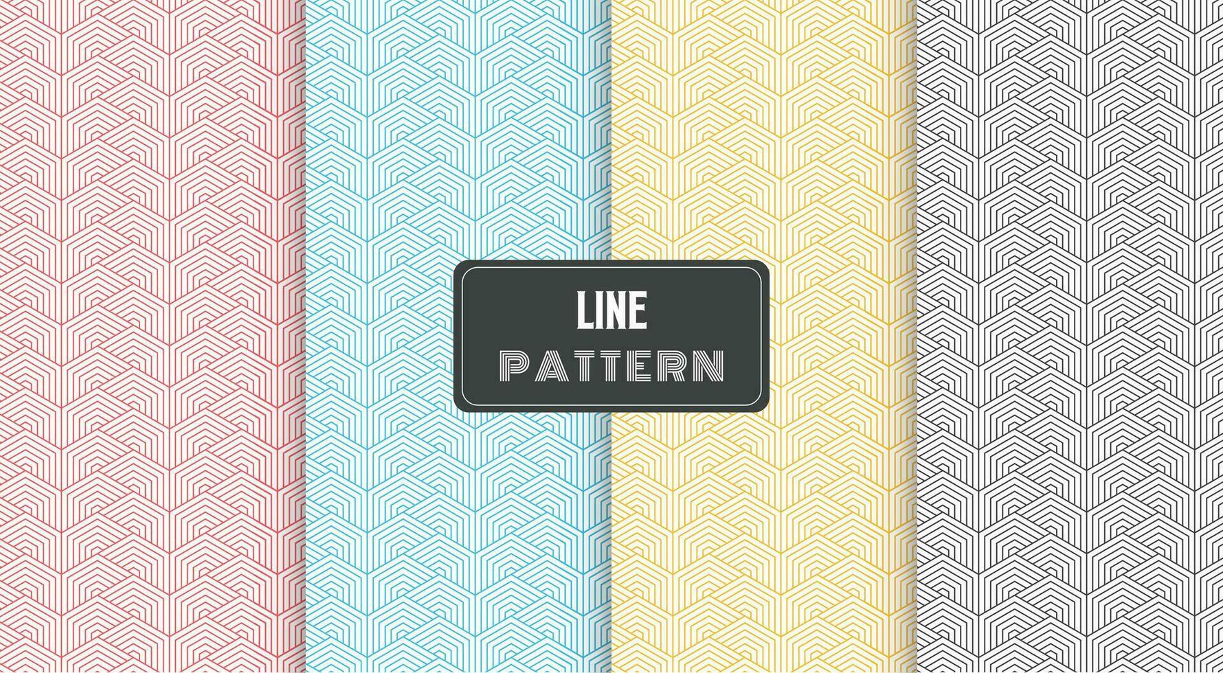 stripes polygonal lines pattern vector