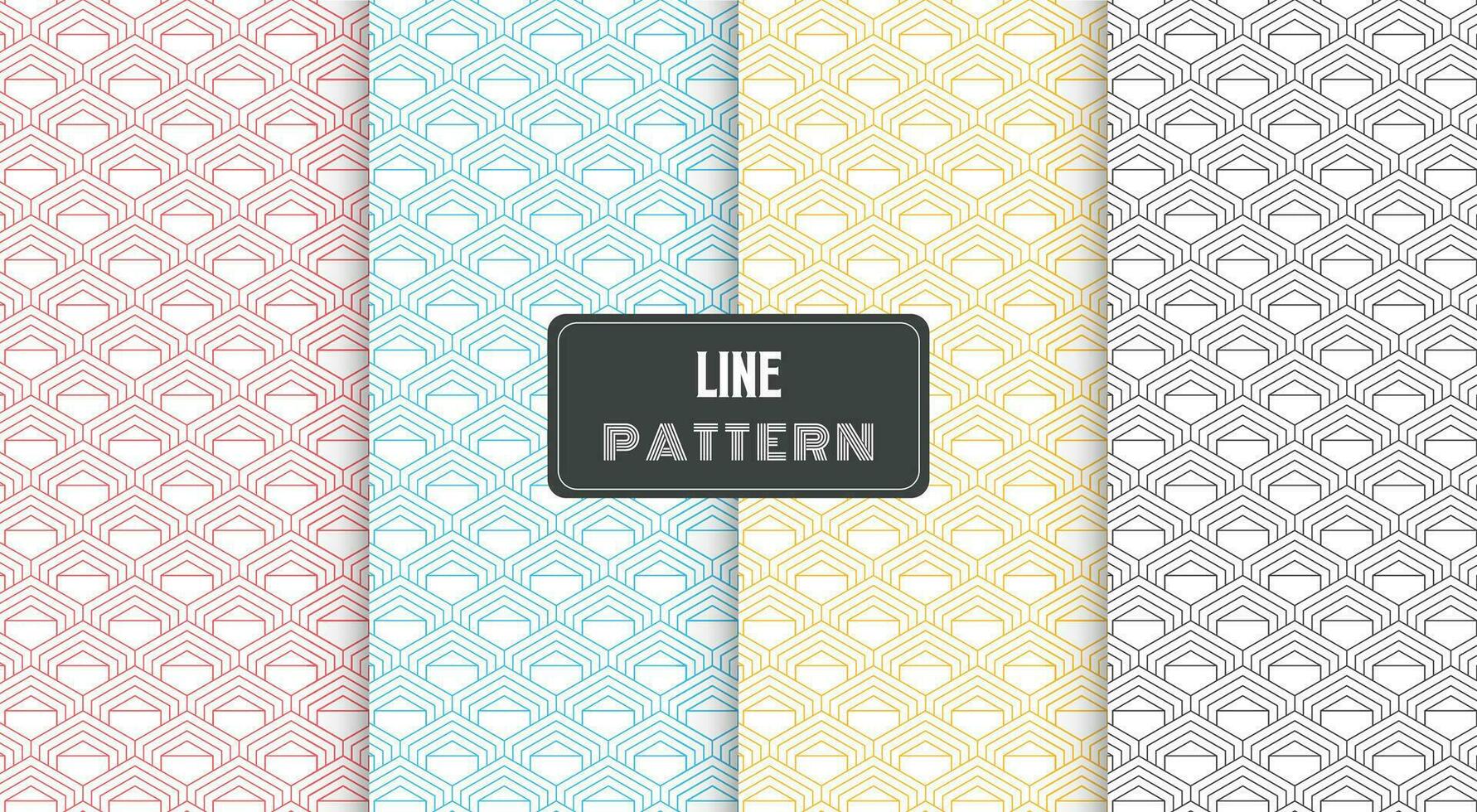 stripes line pattern polygonal shape vector