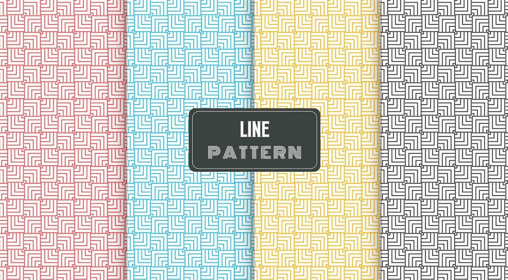 abstract lines geometric seamless pattern vector