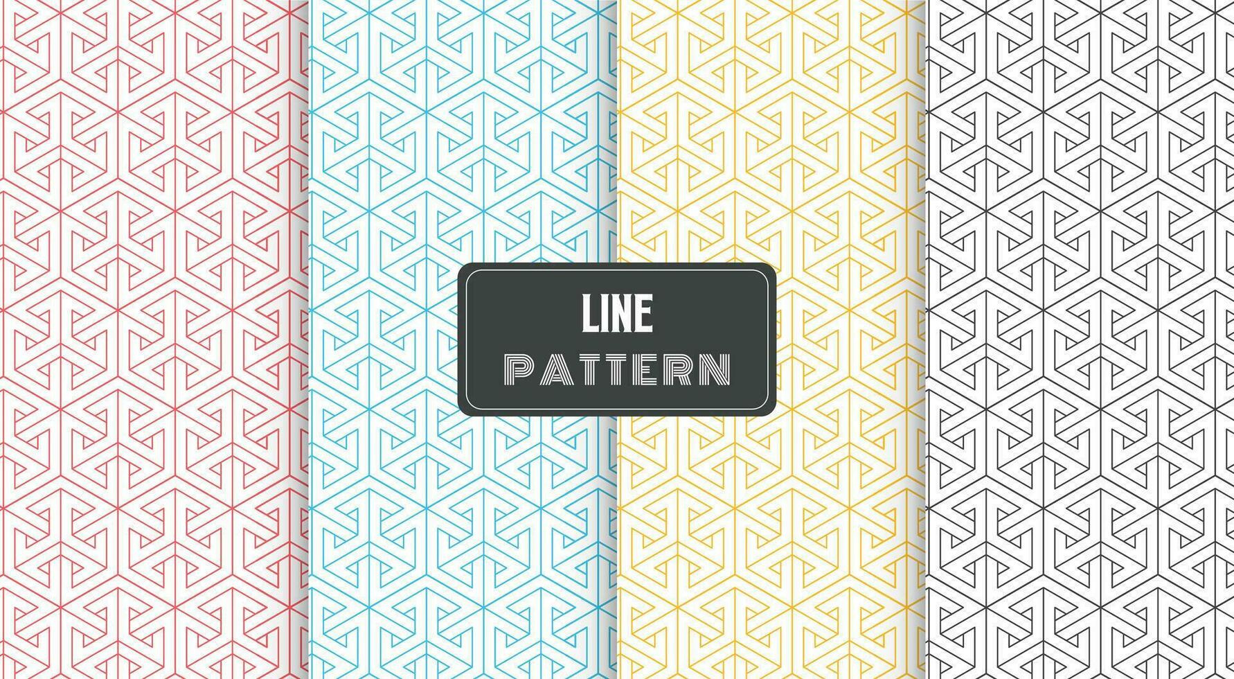 geometric line pattern background vector