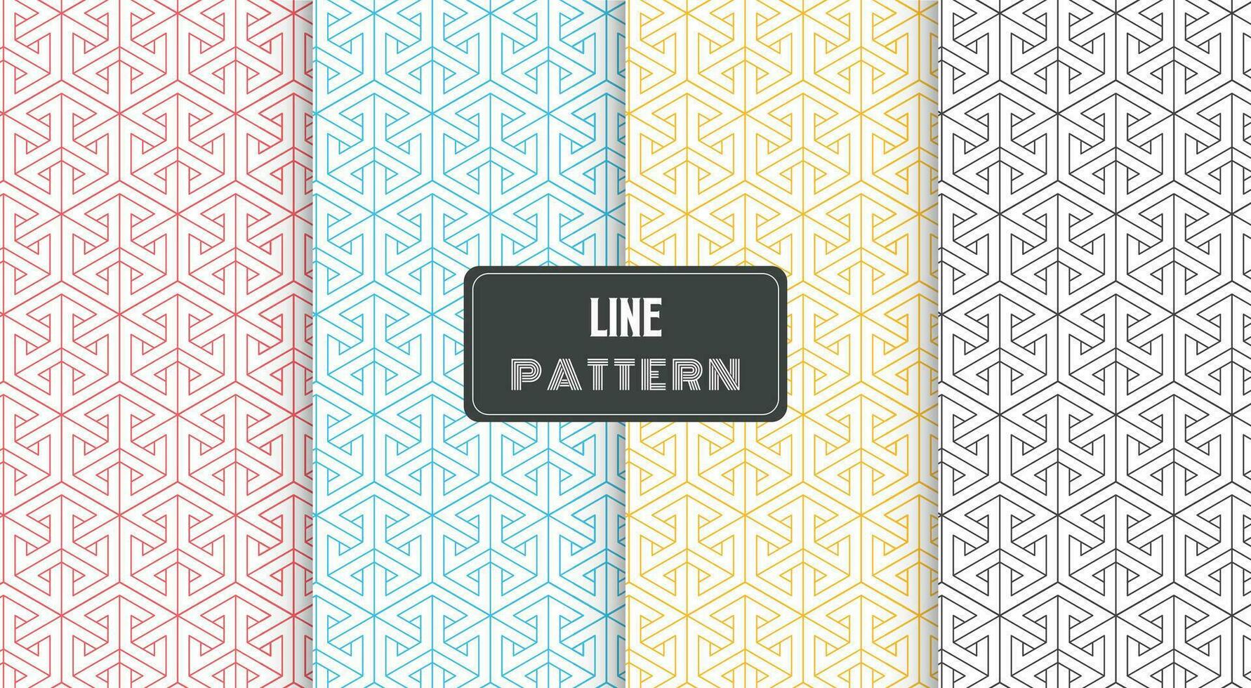 geometric line pattern background vector