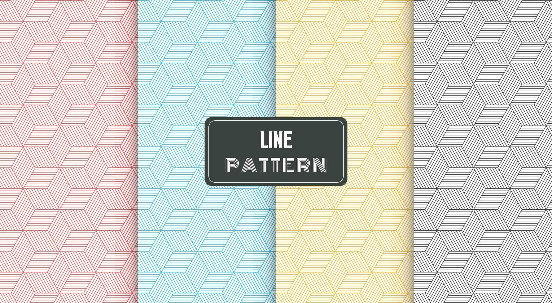 stripes polygonal lines pattern vector