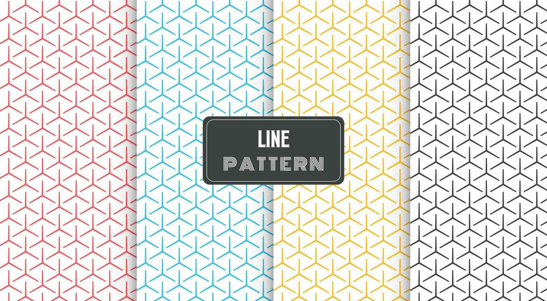 abstract geometric seamless line pattern vector