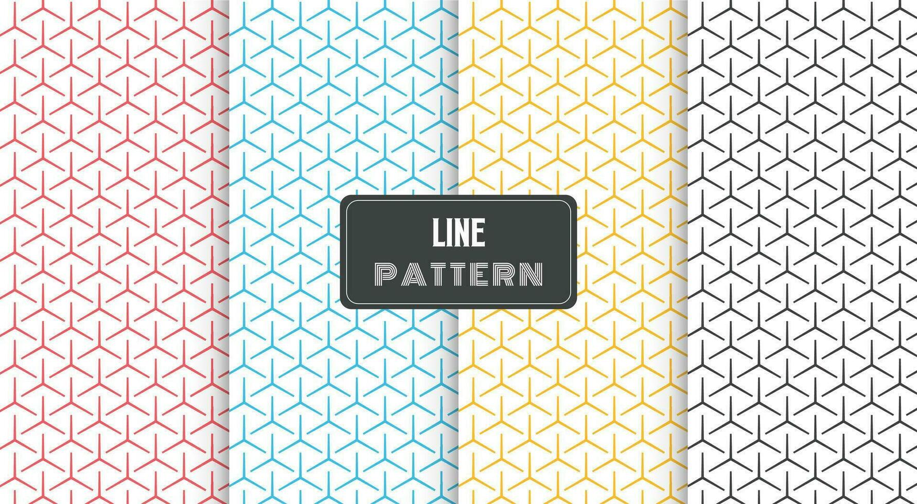 abstract geometric seamless line pattern vector