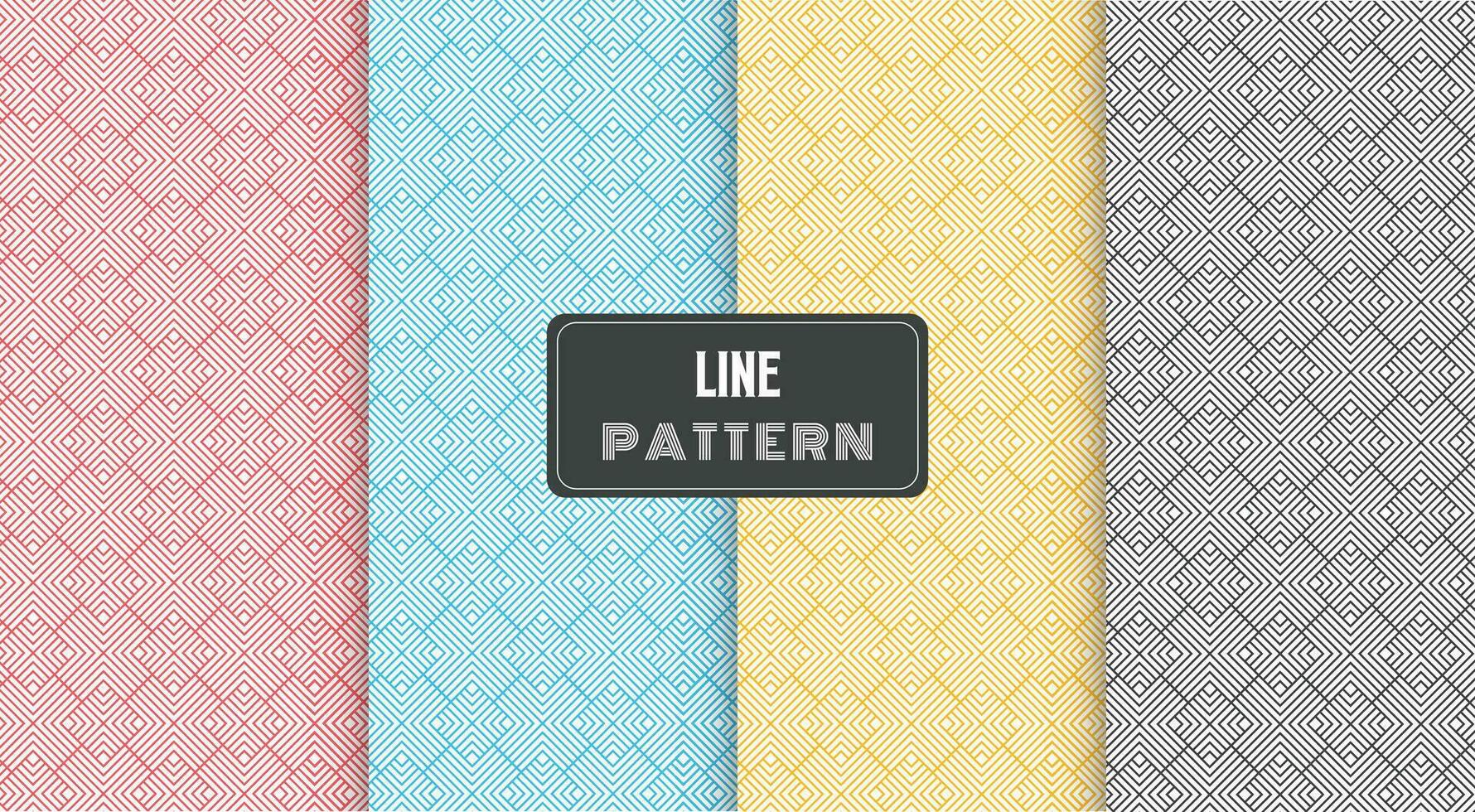 abstract lines geometric seamless pattern vector