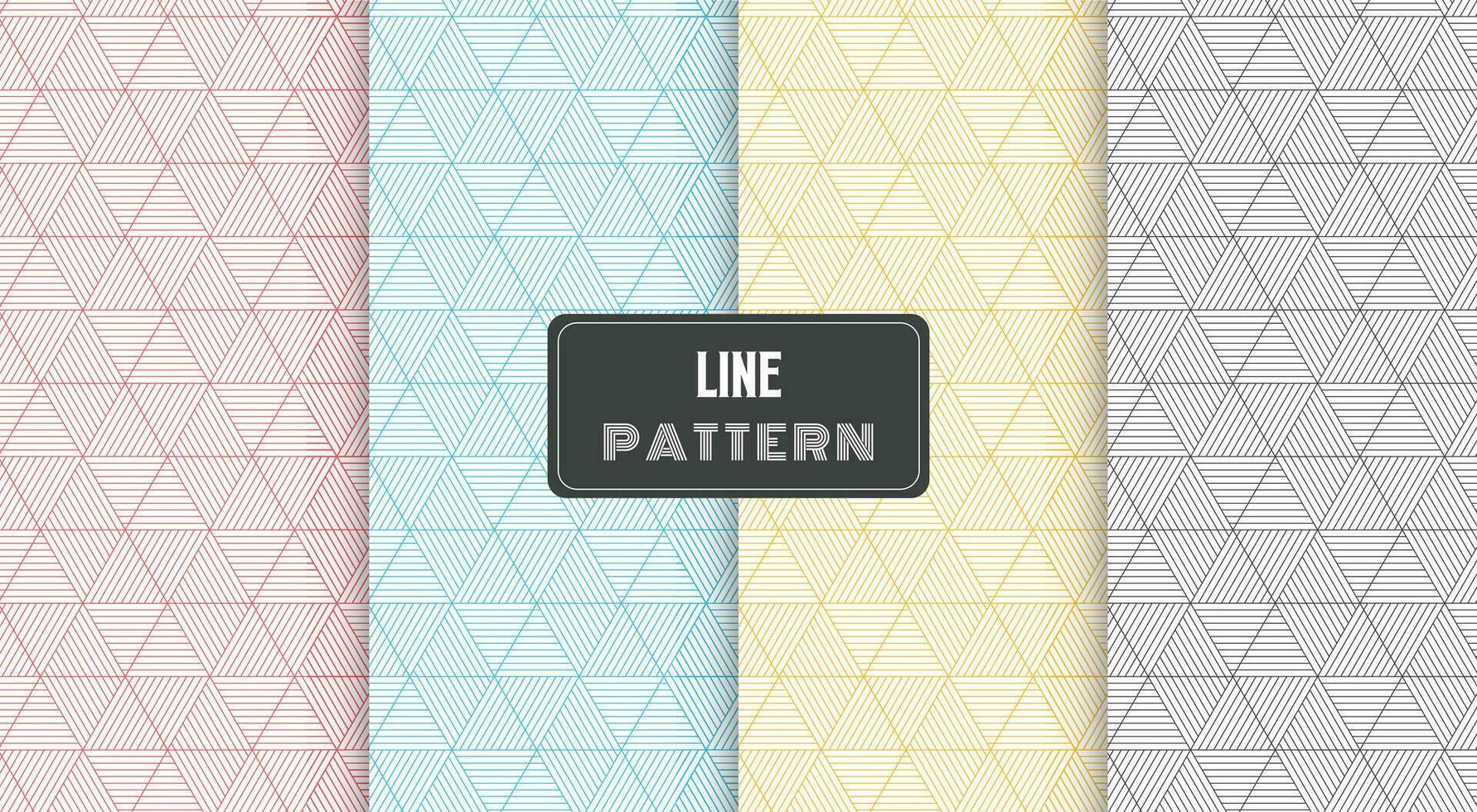 geometric pattern with stripes lines polygonal shape vector