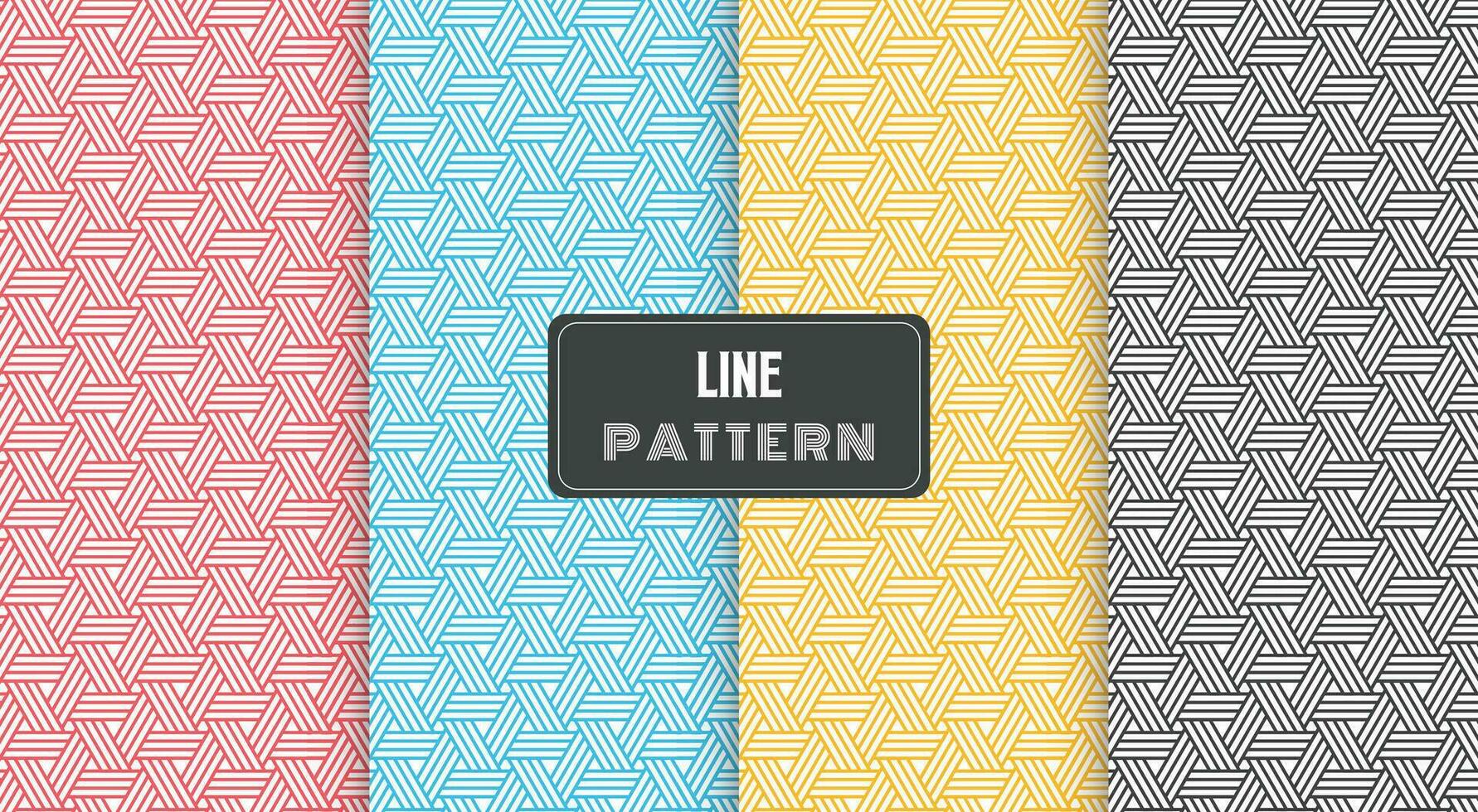 abstract lines geometric seamless pattern vector
