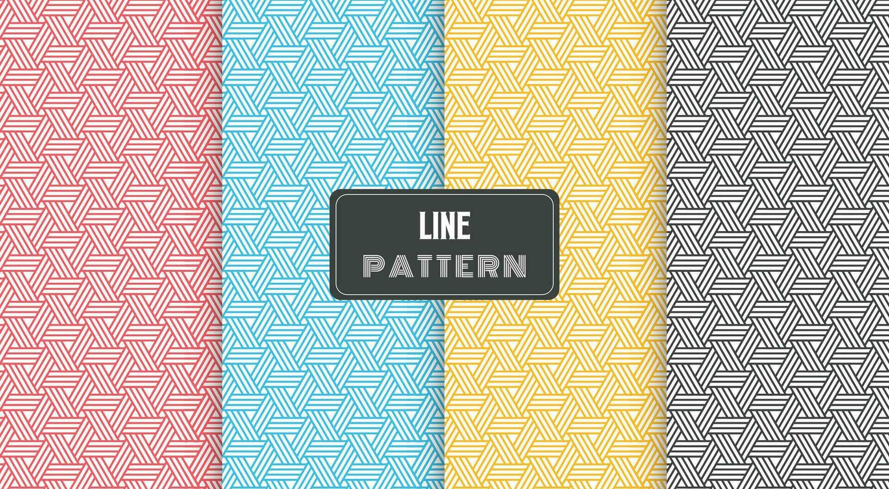 abstract lines geometric seamless pattern vector