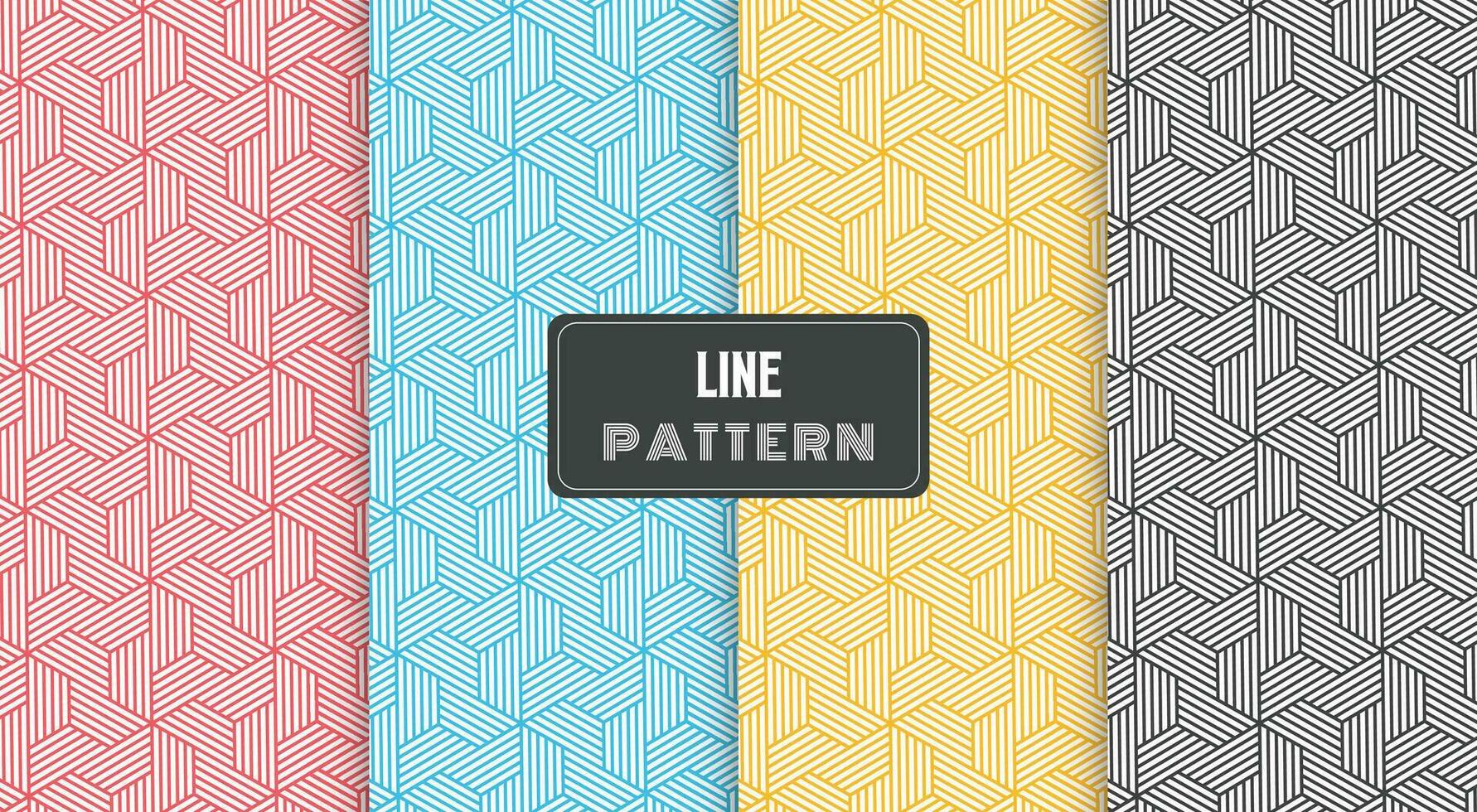 abstract lines geometric seamless pattern vector