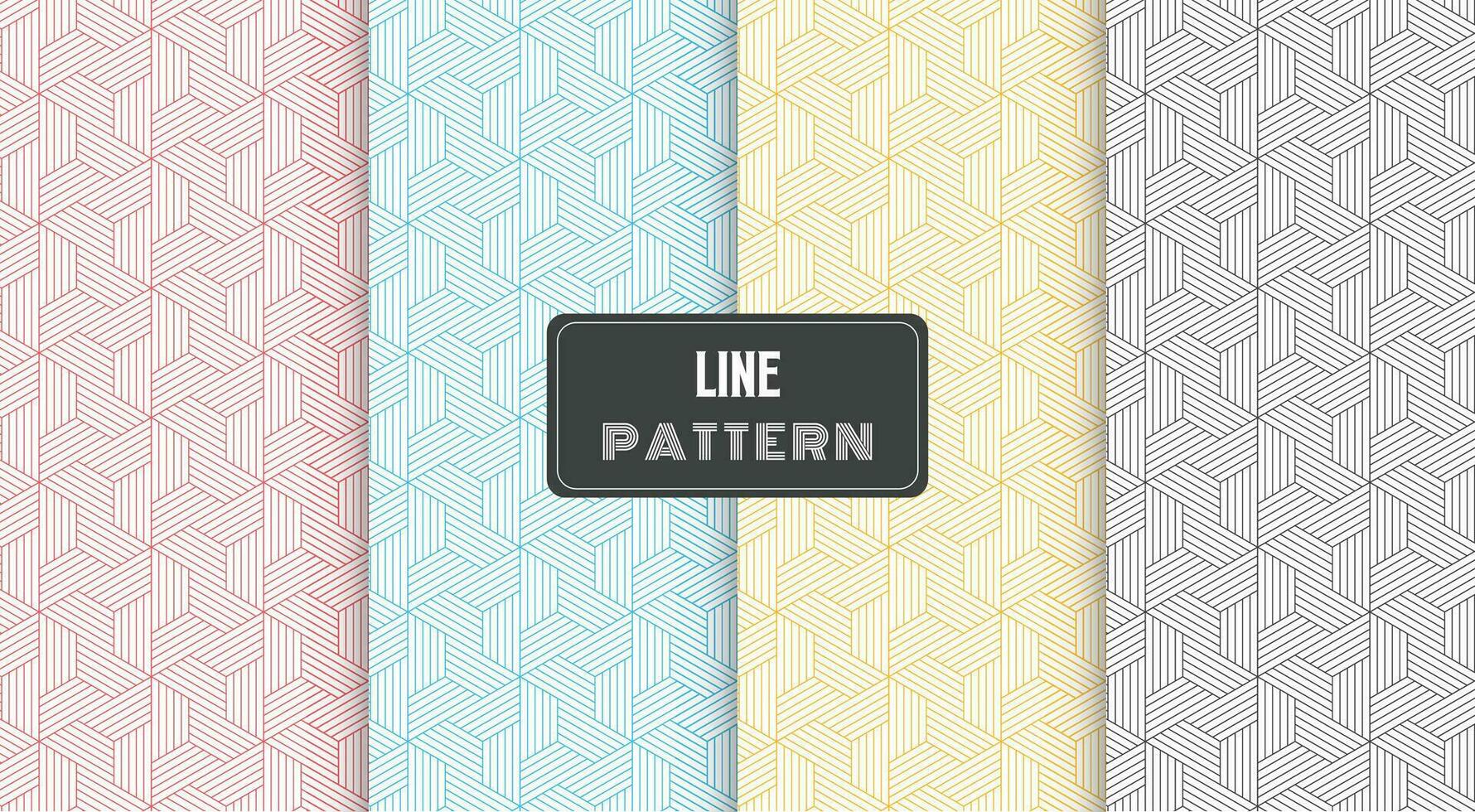 stripes polygonal lines pattern vector