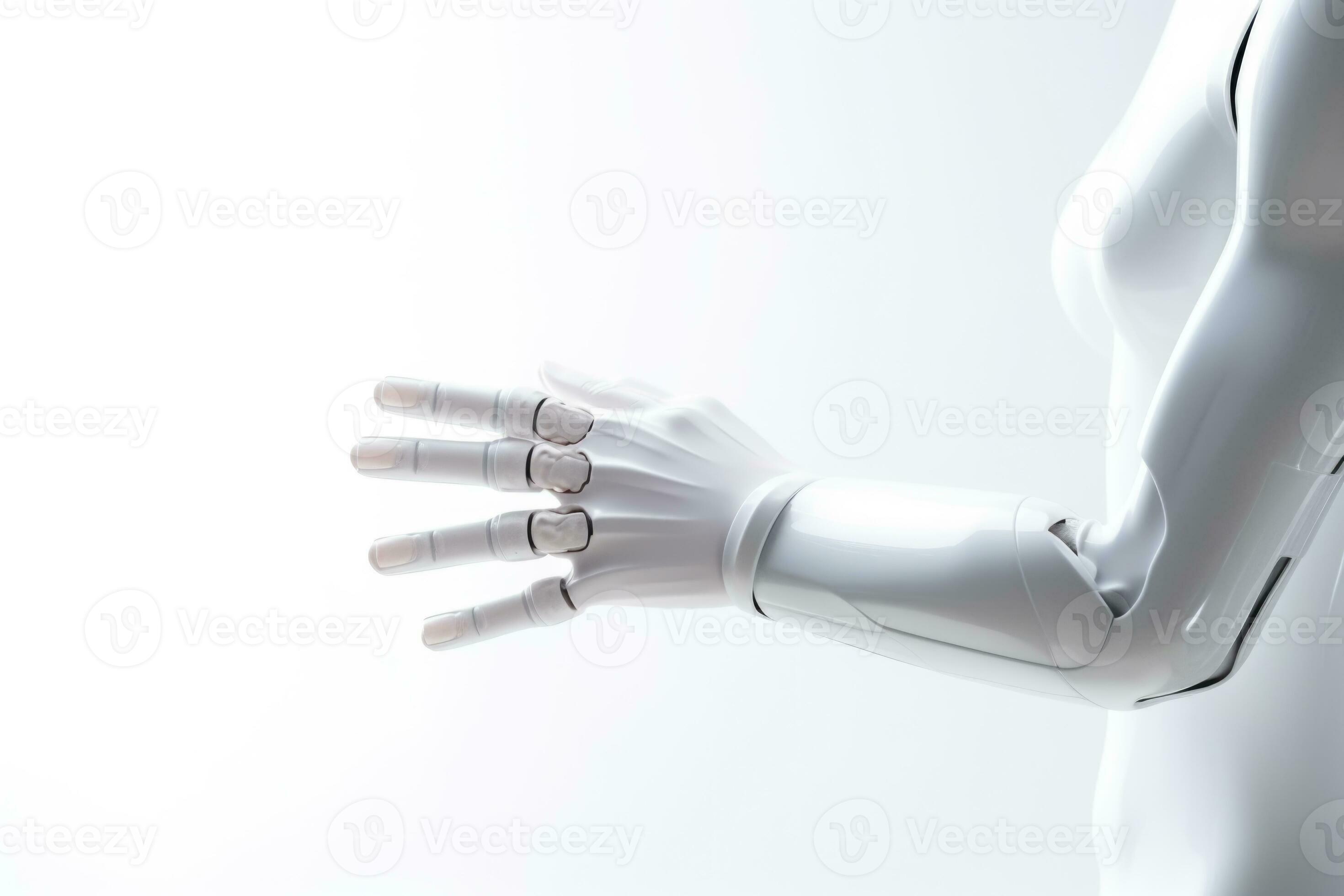 Robotic hand extended in a gesture Generative AI 34746884 Stock Photo Circuit Diagram
