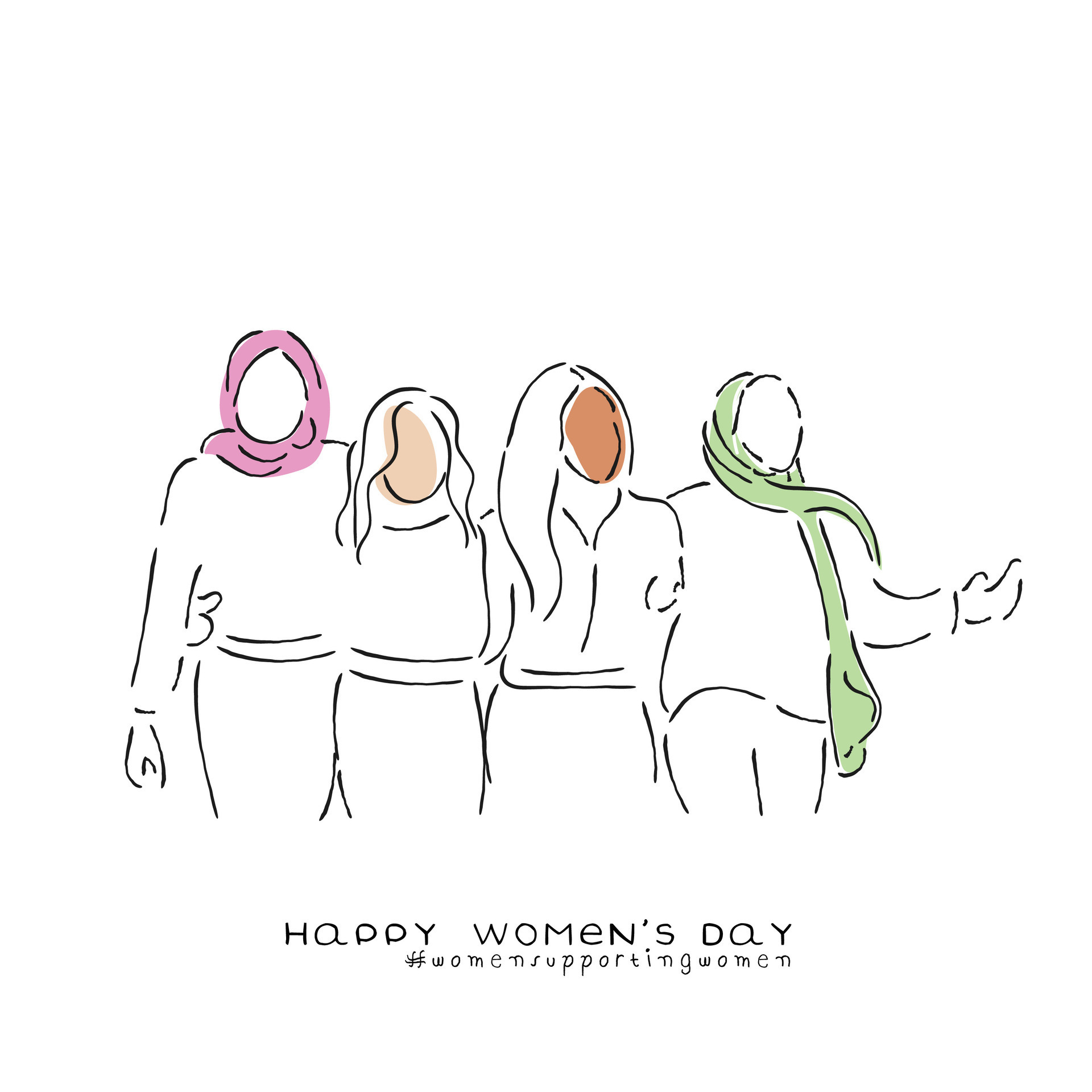 Happy women's day. Celebrate womanhood. 34746908 Vector Art at Vecteezy 