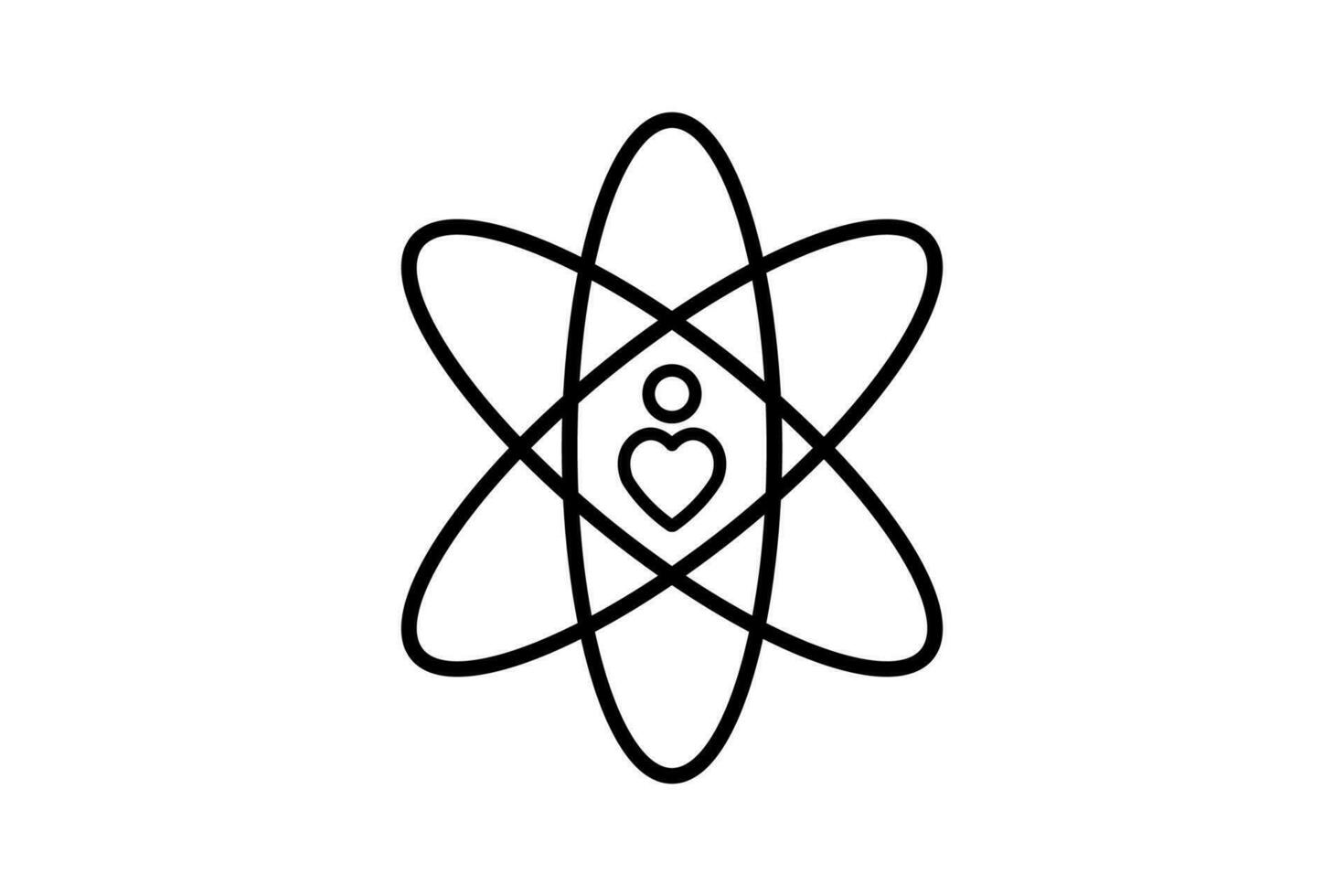 core values icon. line icon style. simple vector design editable