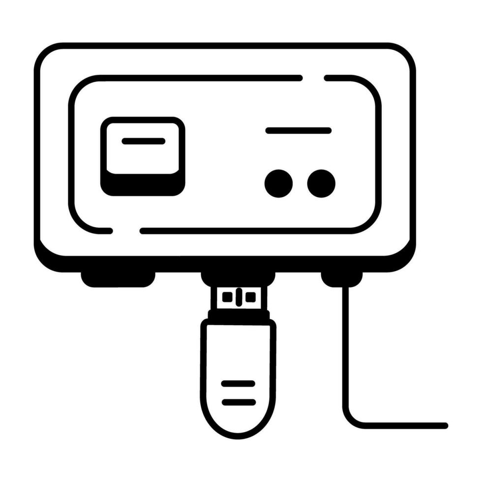 Modern  icon of Multimedia Components Line Icon vector