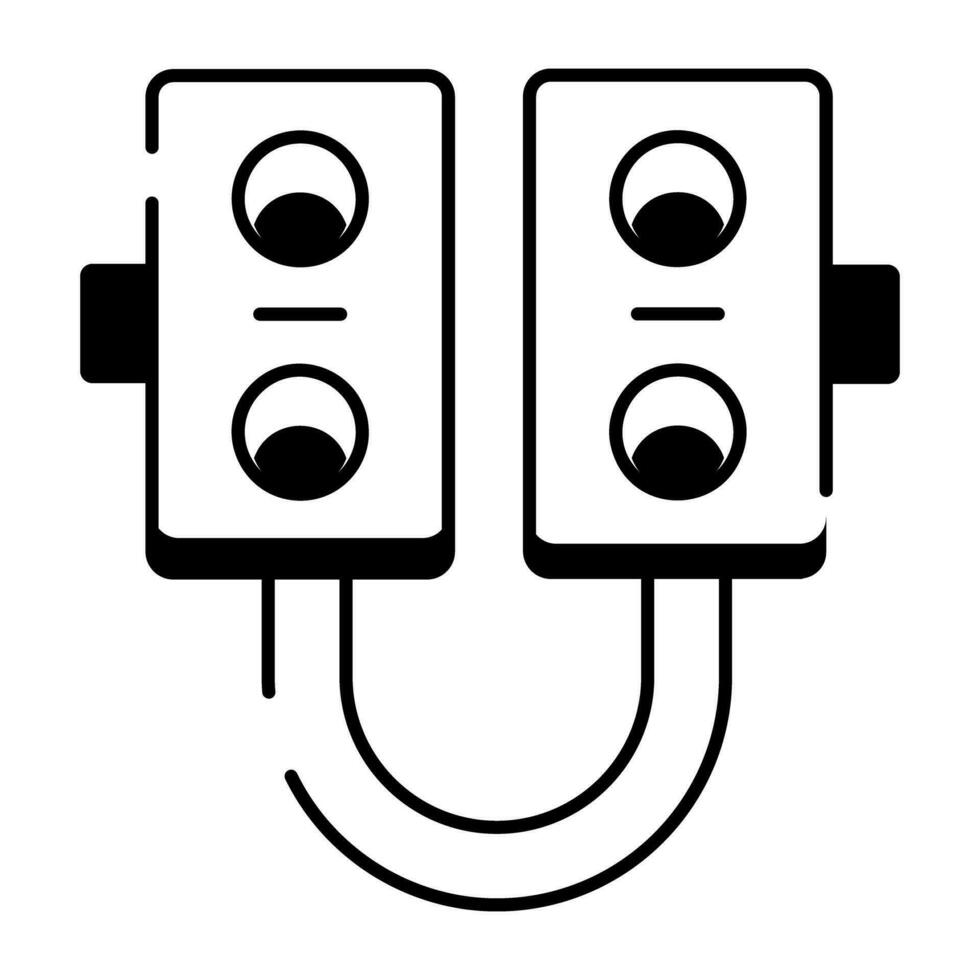Modern  icon of Multimedia Components Line Icon vector