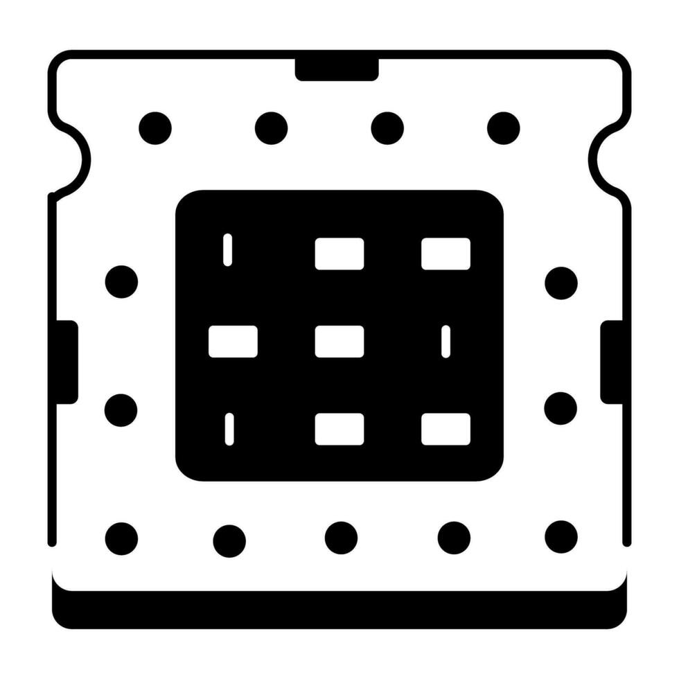 Hardware Components Line Icon vector