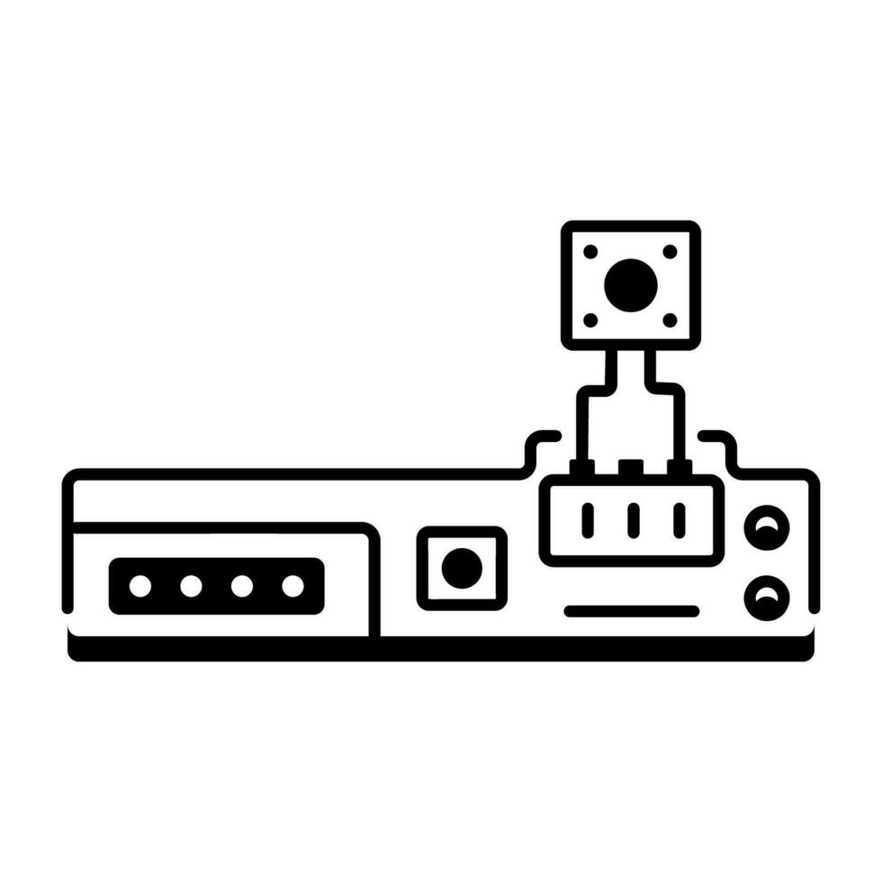 Modern  icon of Multimedia Components Line Icon vector