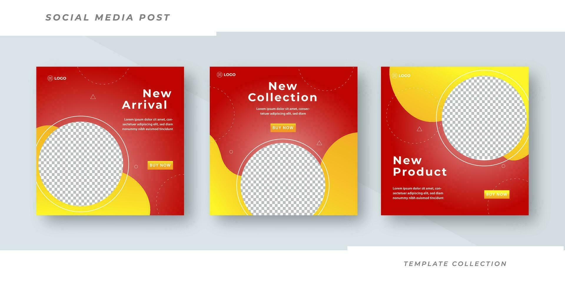New Arrival Super sale post design template background, Pro Vector