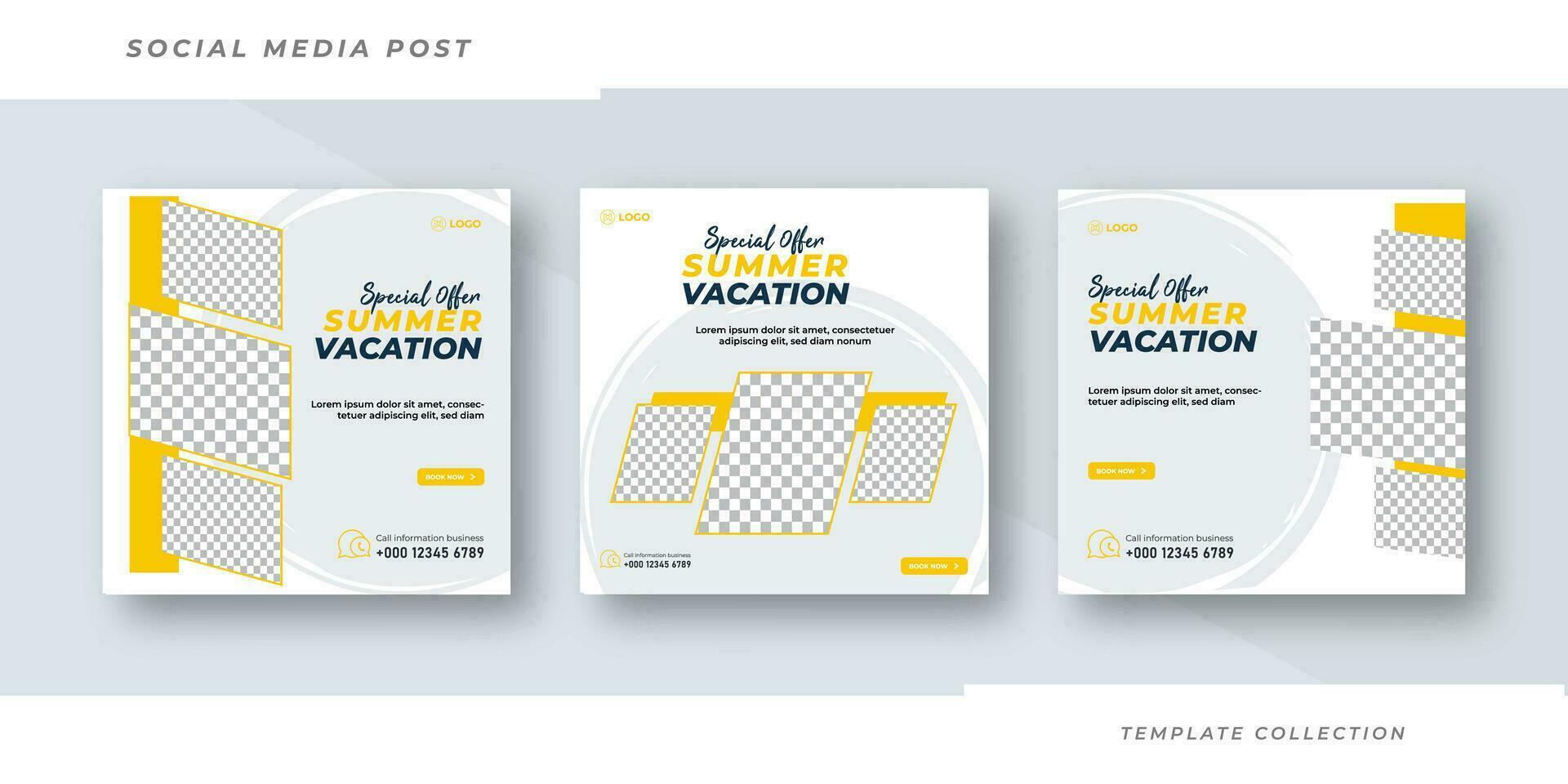 Travel the world flyer or poster for traveling agency business offer promotion. Holiday and tour advertisement banner design. Pro Vector